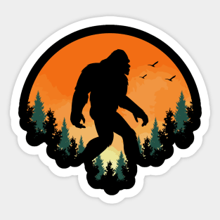 Sasquatch Sun Sticker